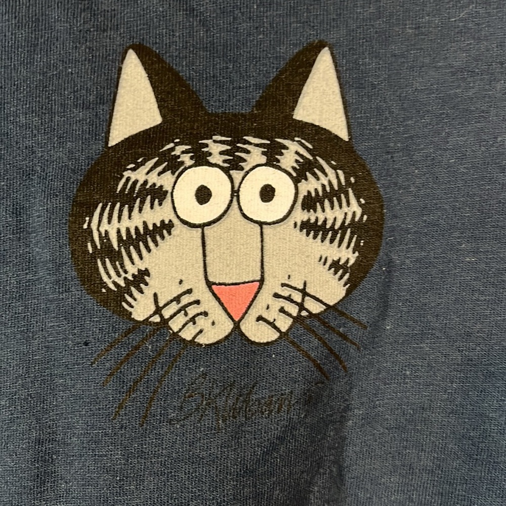 🔥 NWT Dadcat Genuine B. Kliban Cat TEE SHIRT Men’s M Combed Cotton Crazy Shirts - Picture 10 of 16